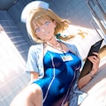 水着ナース 2枚目
