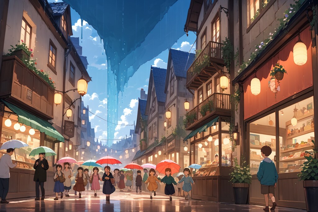 辛うじてビニール傘