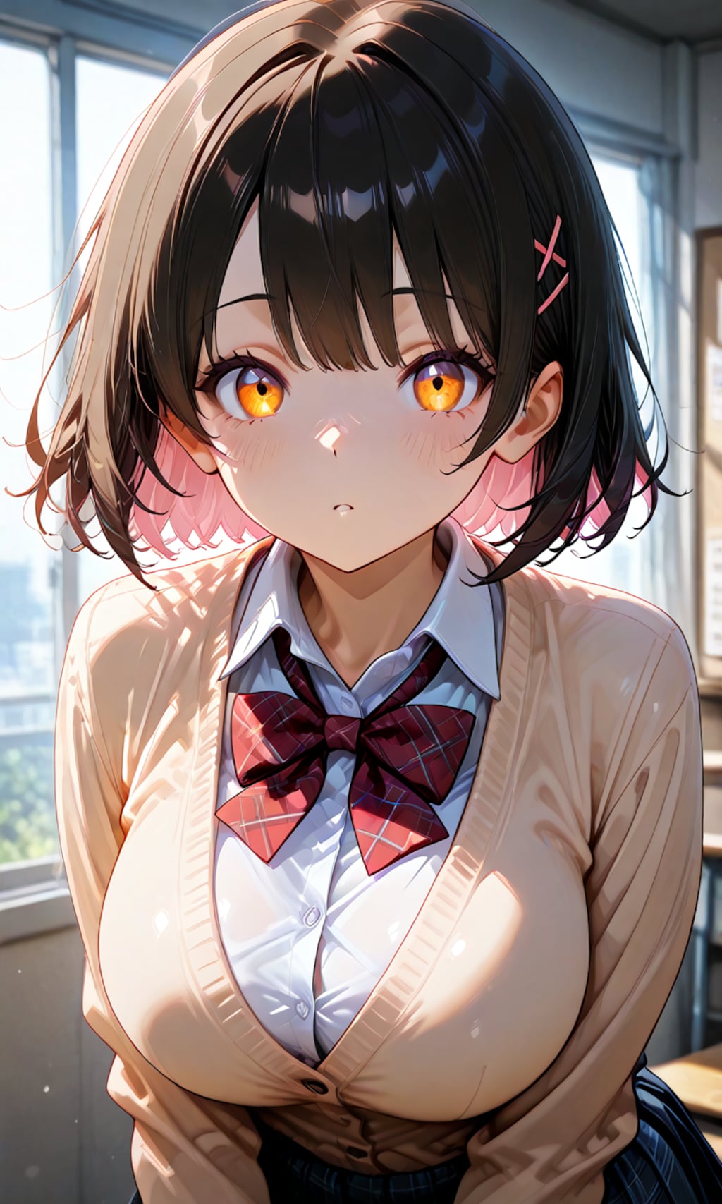 制服を着た少女