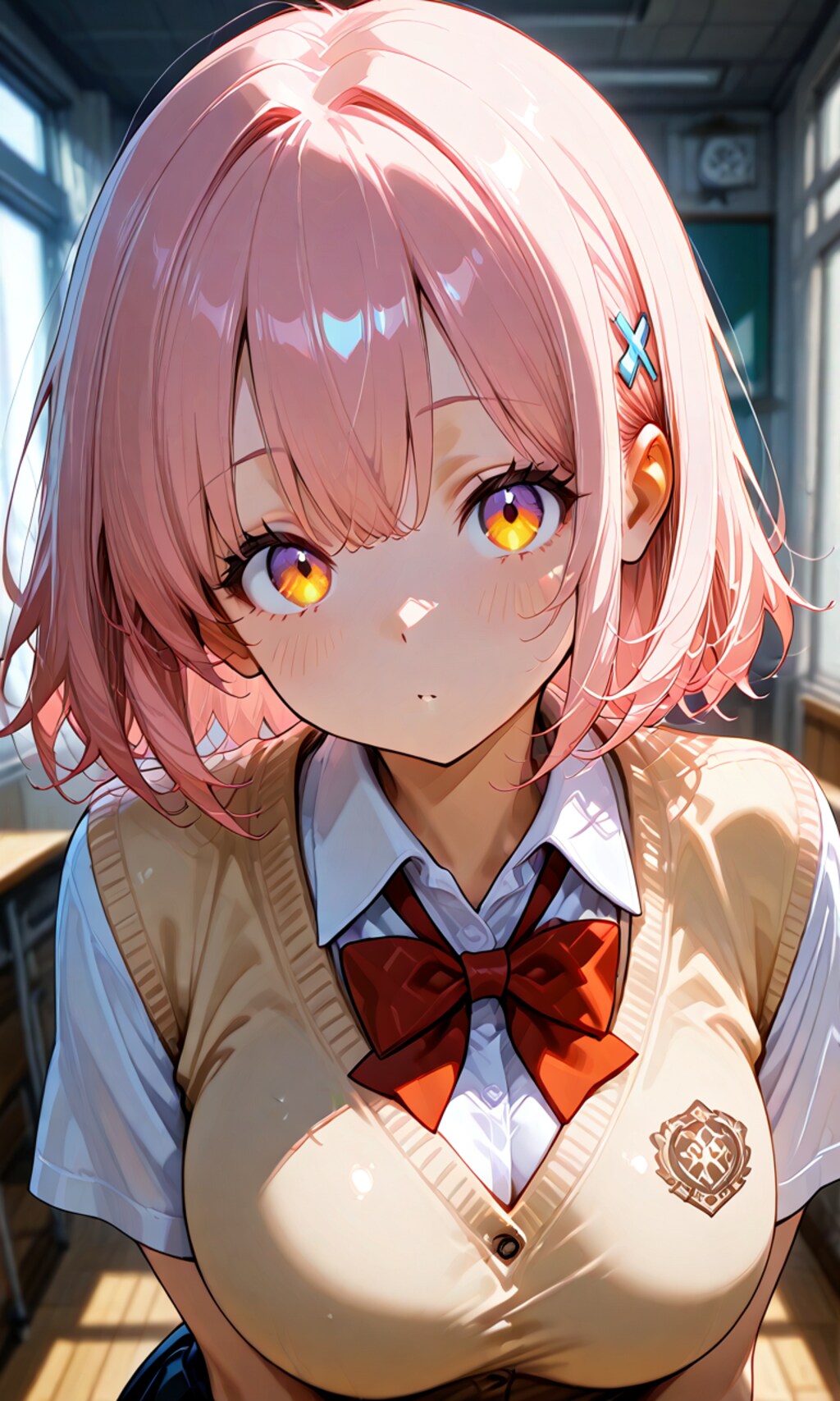 制服を着た少女