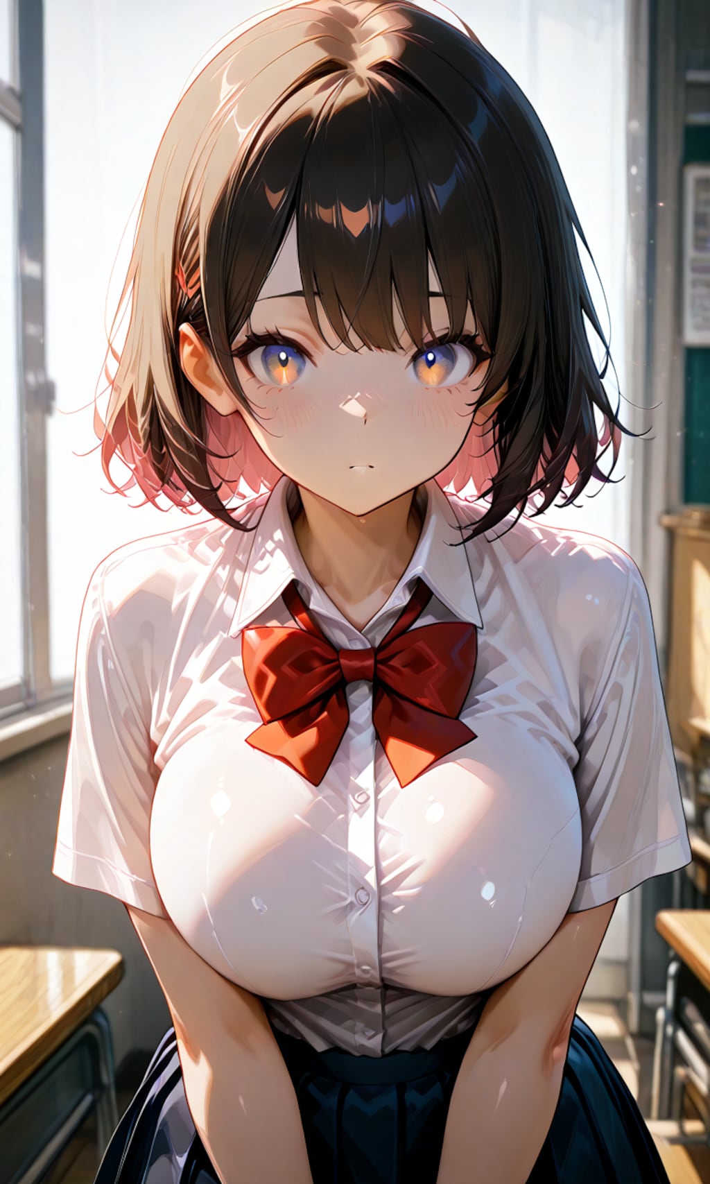 制服を着た少女