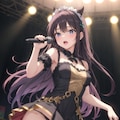 黒づくめアイドルパンチライブfrom ちち生SD系モデル♪ 3枚目