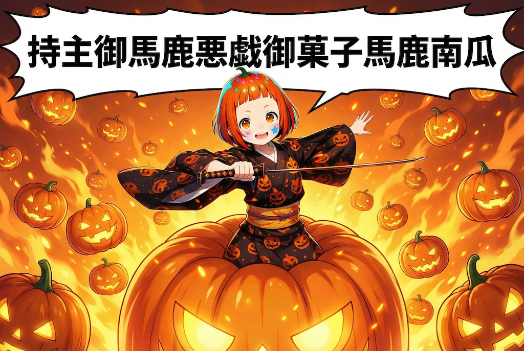 カボチャがヒャッハー！してくる卍解