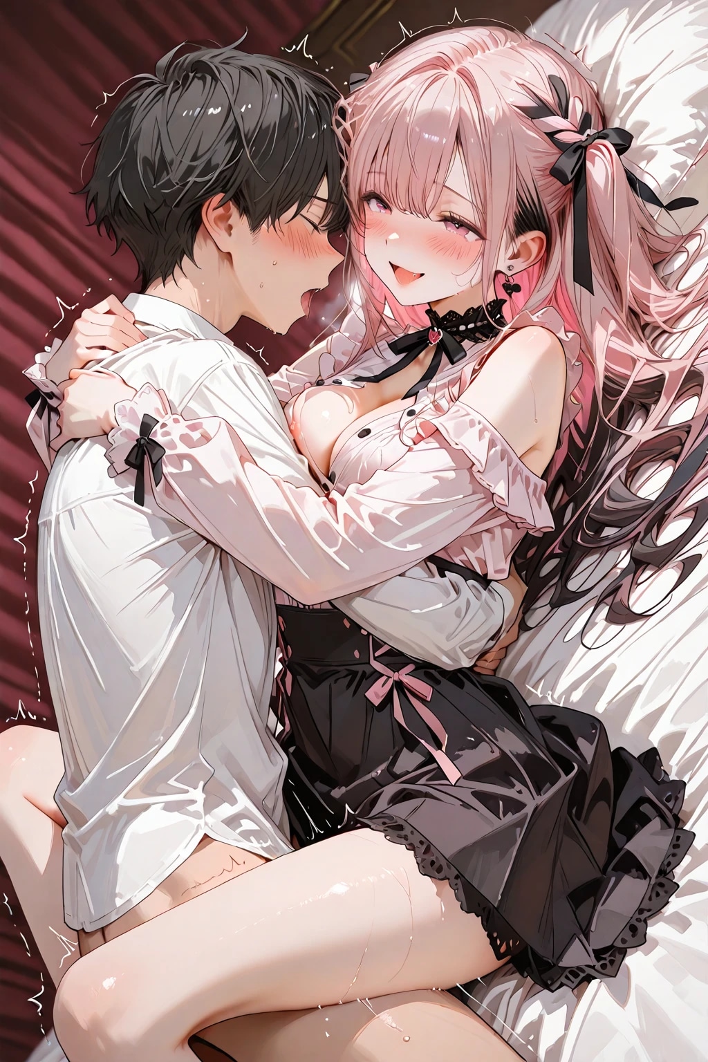 ねぇ、大丈夫？このままだと中で射精しちゃうよぉ♡