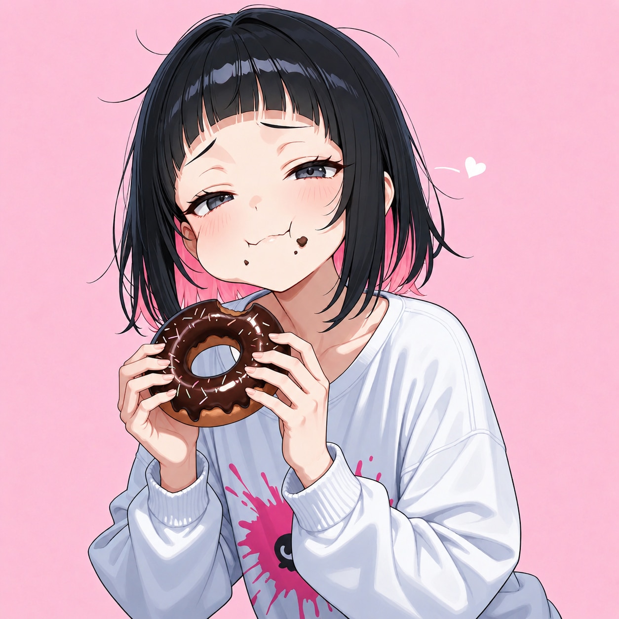 知らないの？ドーナツは穴があいてるからゼロカロリーなんだよ？ | の人気AIイラスト・グラビア