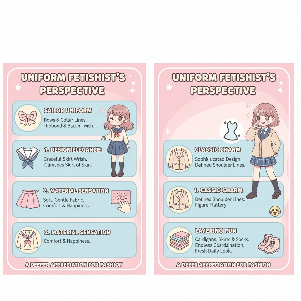 女子高生の制服のいいところをまとめた画像