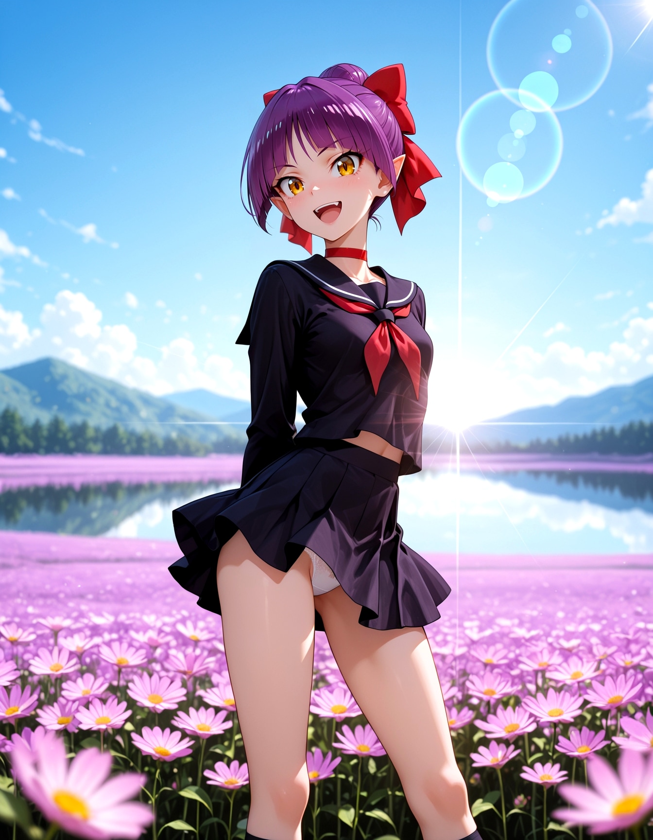 猫娘・パンチラ