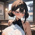 肚兜っぽいのでポロリ 10枚目
