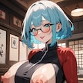 肚兜っぽいのでポロリ 7枚目