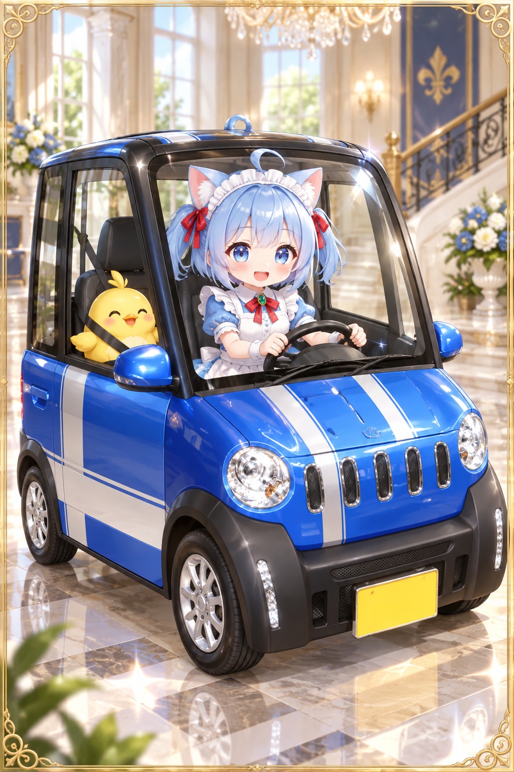 乗り物に乗るにゃ〜ん | の人気AIイラスト・グラビア