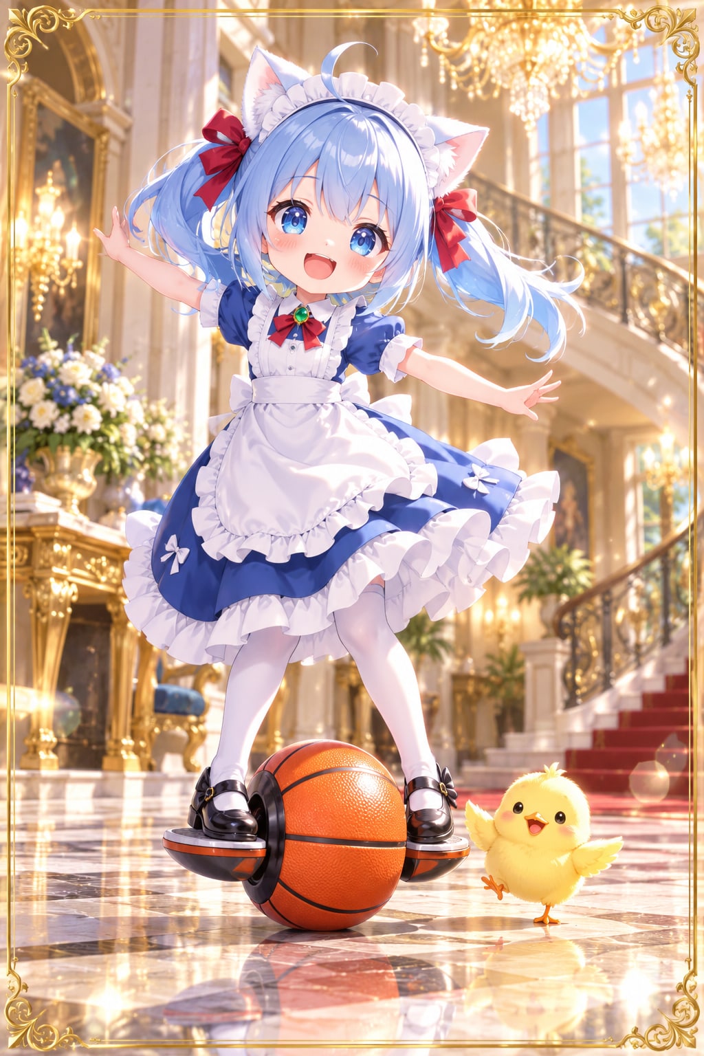 乗り物に乗るにゃ〜ん