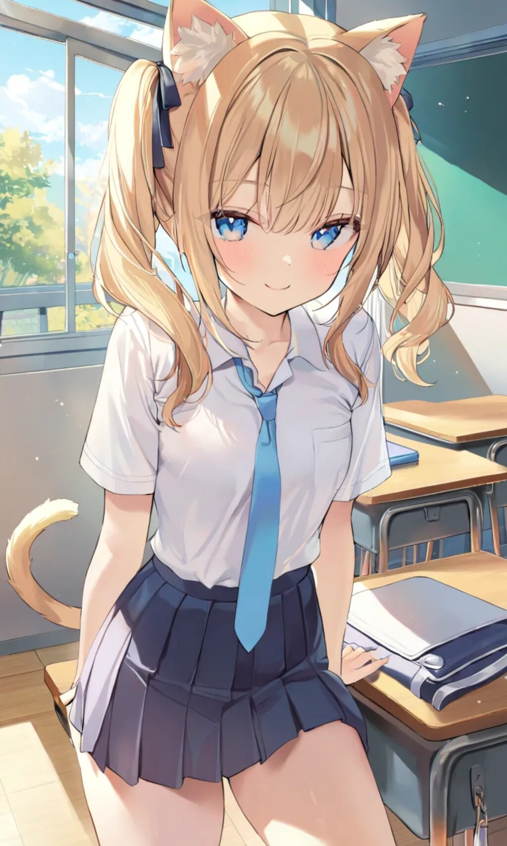 こるり「暑い。宿題終わったのに」まや「まあ、まだ夏だわ」