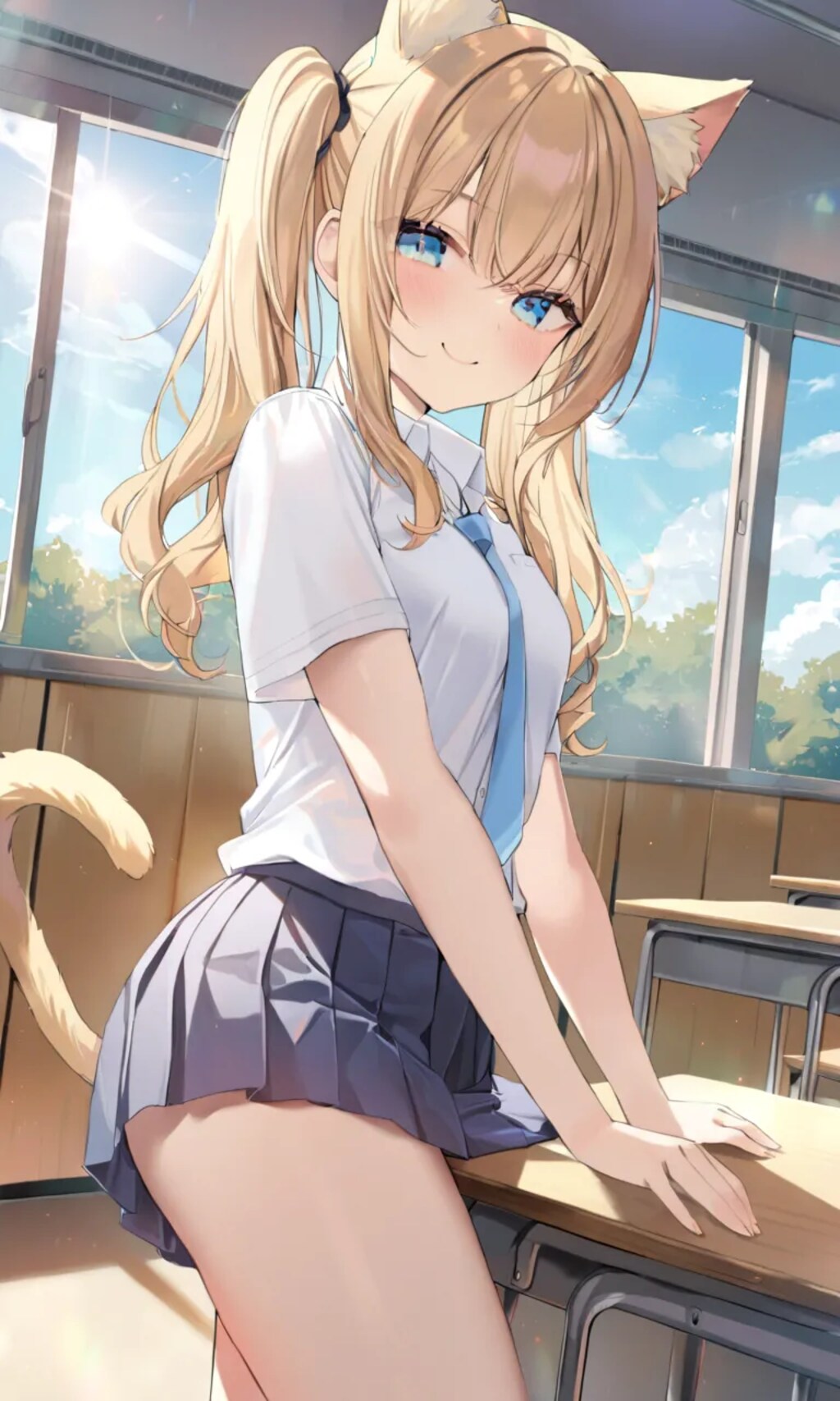 こるり「暑い。宿題終わったのに」まや「まあ、まだ夏だわ」