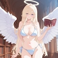 apricotで図書館の天使ちゃん260722 2枚目