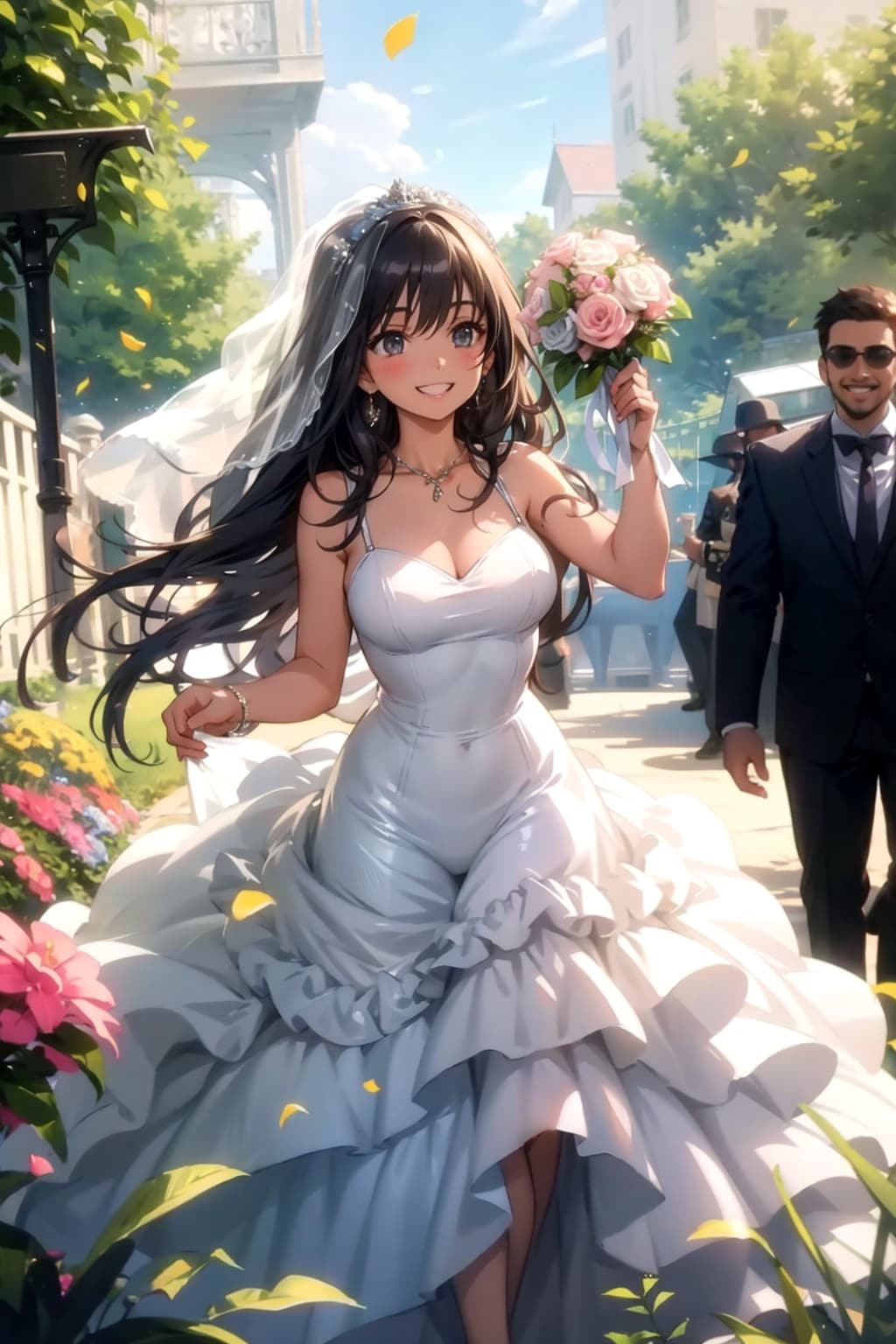 ウェディングドレス撮影