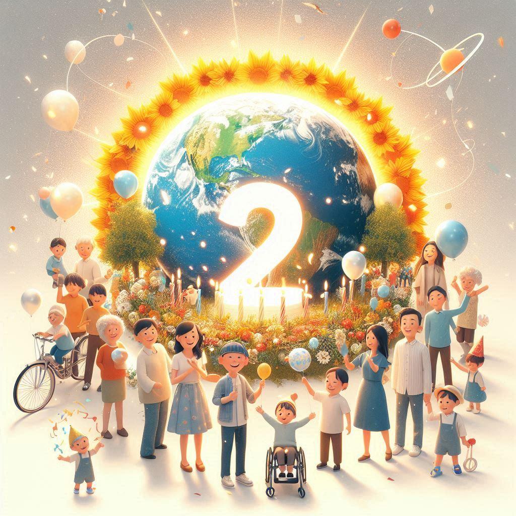 2周年おめでとうイラスト | の人気AIイラスト・グラビア