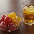 デザートの梅ゼリーとアイスレモンティーの疲労回復セット 2枚目