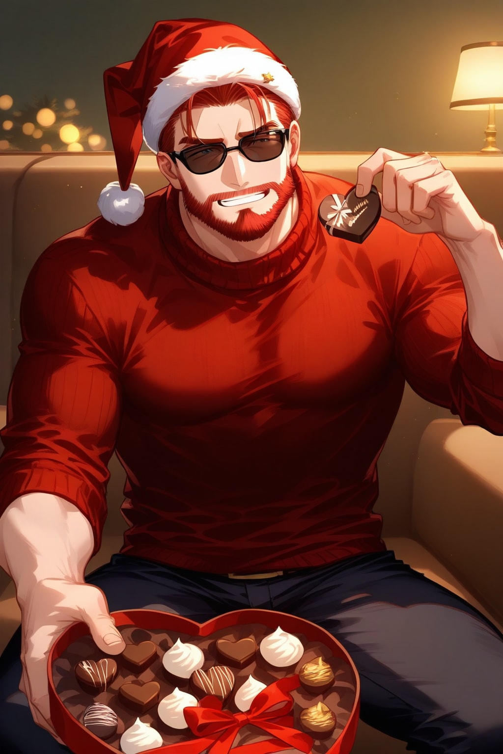 よう。チョコレート食うか？