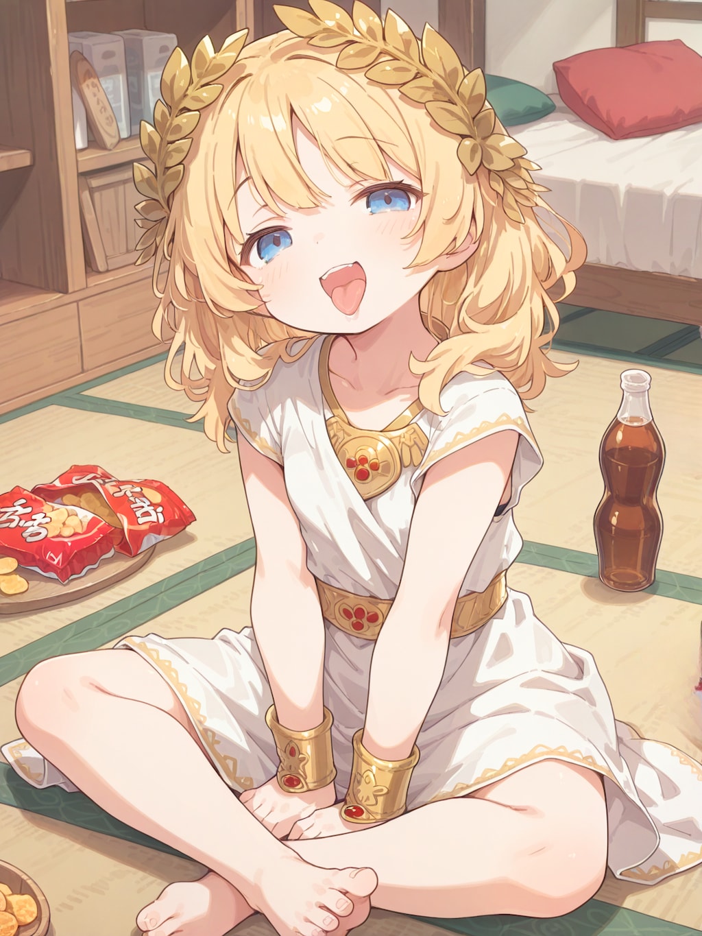 下宿に居座るメスガキ女神