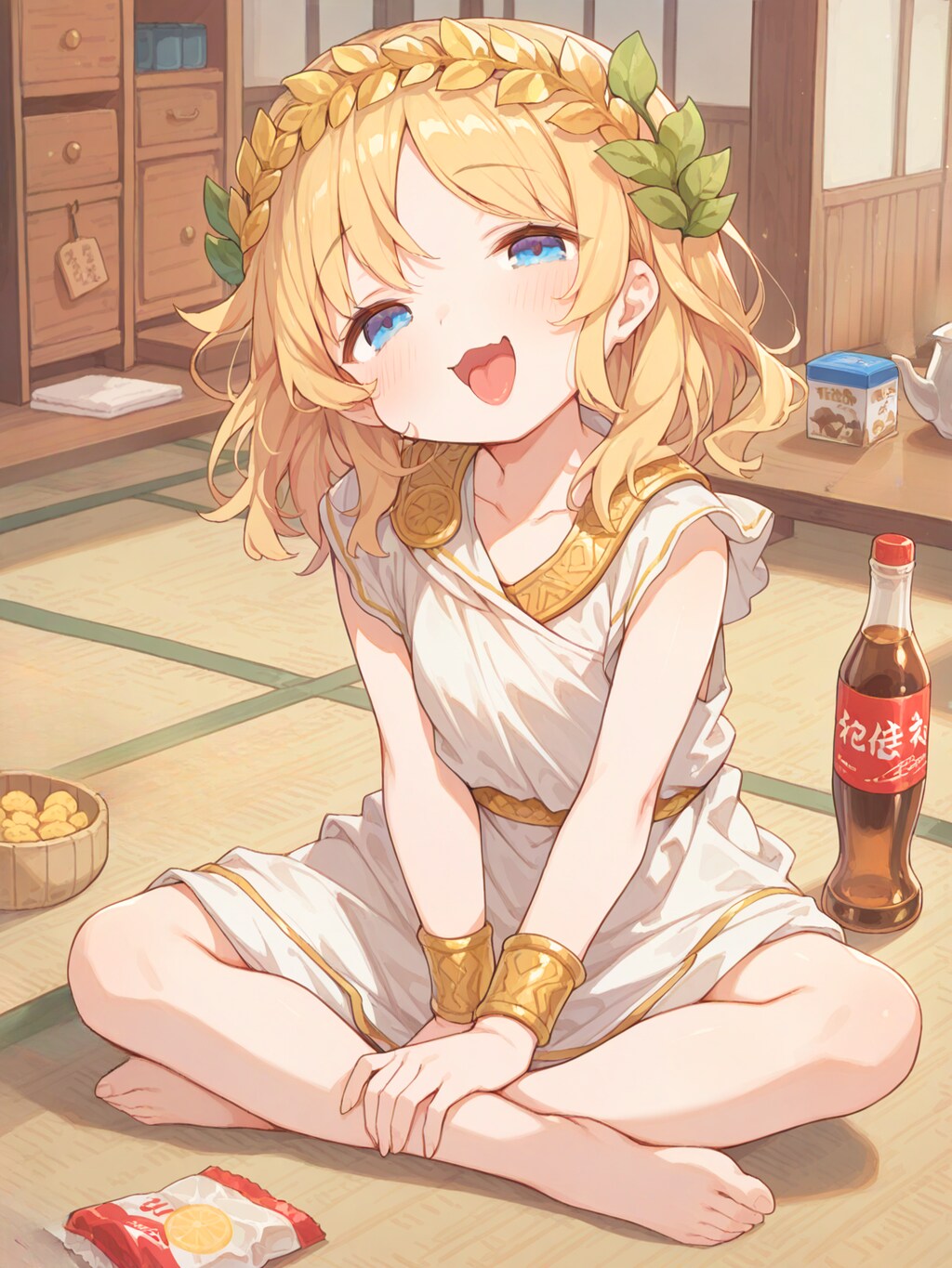 下宿に居座るメスガキ女神