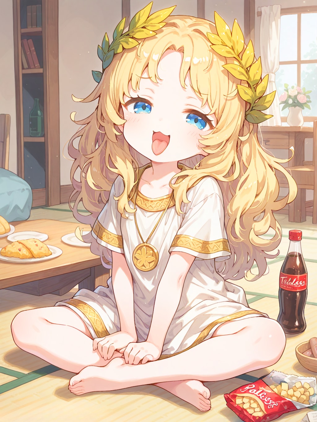 下宿に居座るメスガキ女神