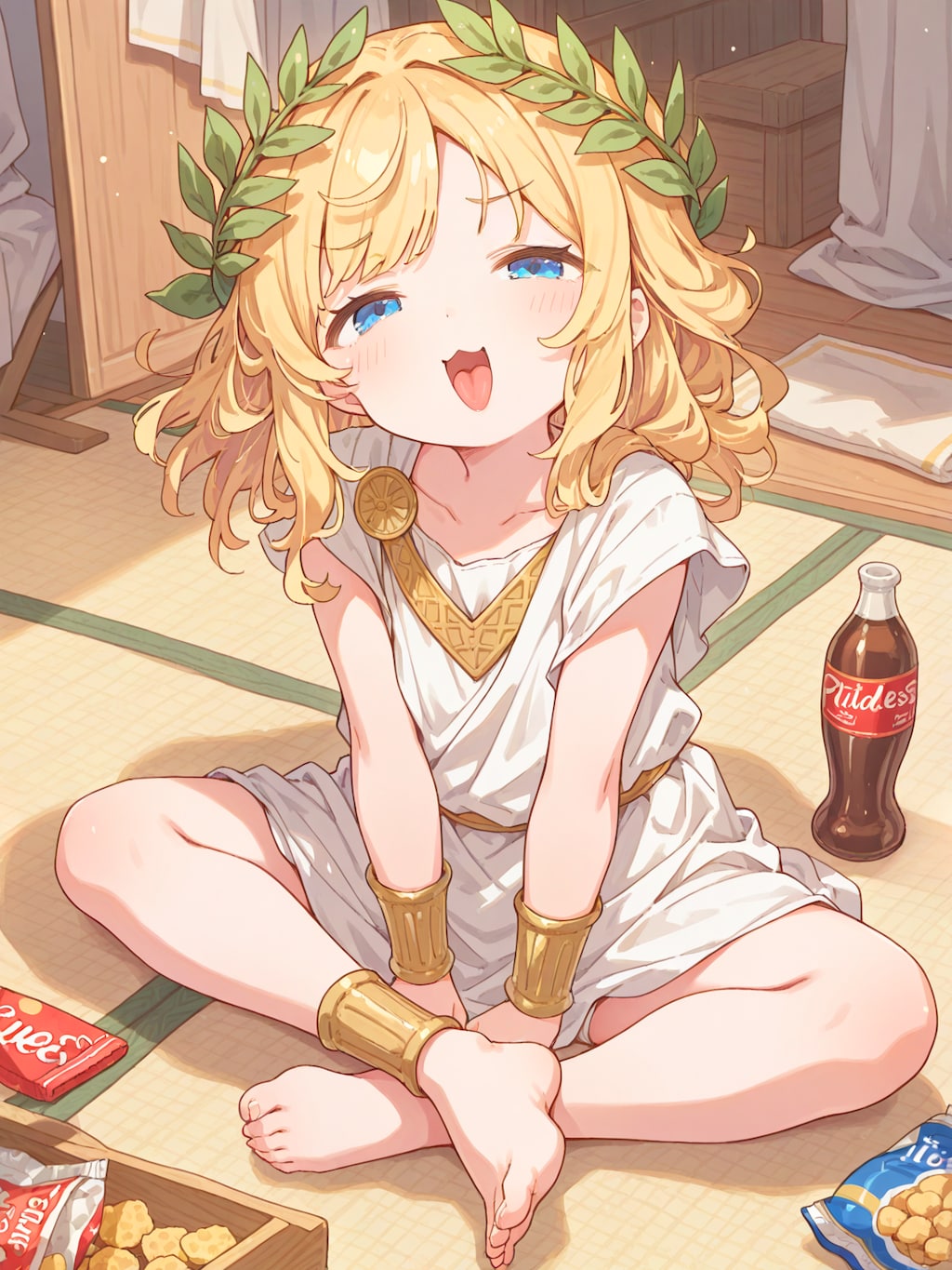 下宿に居座るメスガキ女神