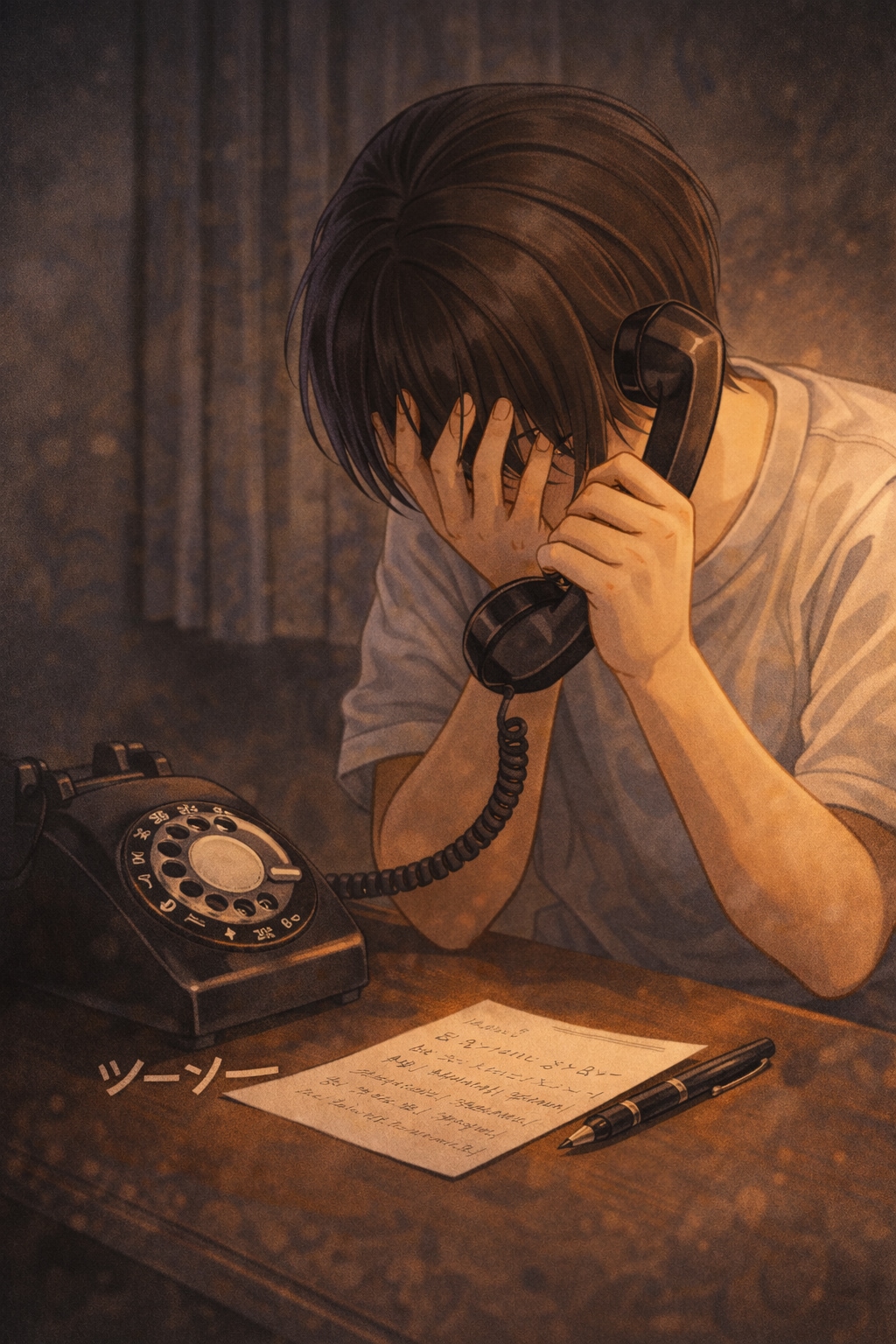 電話との闘い  (昭和シリーズ) | の人気AIイラスト・グラビア