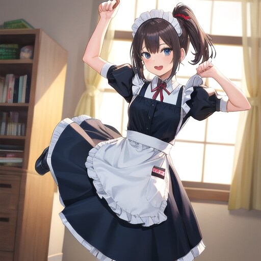 週末が近くなると元気になるメイド