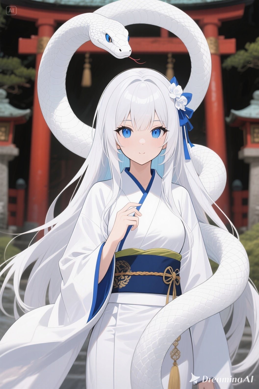 白蛇神社の御神体56 | の人気AIイラスト・グラビア