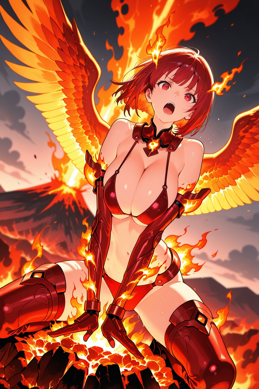 PHOENIX女魔法戦士🐦‍🔥👙❤️