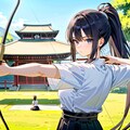 弓道少女 2枚目