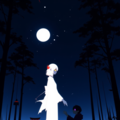 【樹海のかみさま】月下の影絵 - 神聖な邂逅 3枚目