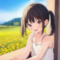 座ったら見えちゃった少女_260507 4枚目