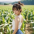トウモロコシ畑の逢瀬 ノア(21)女子大生 8枚目