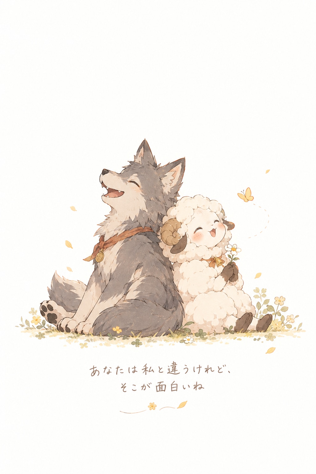 ちがうから、となりが楽しい。 | の人気AIイラスト・グラビア