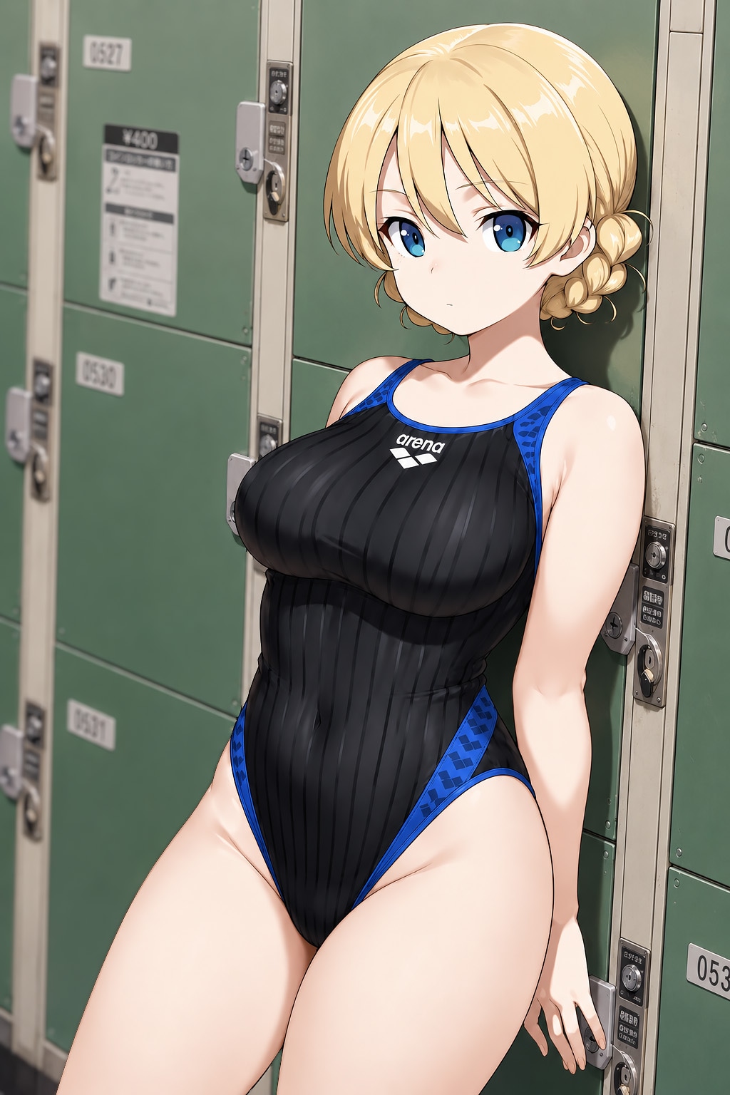 競泳水着娘