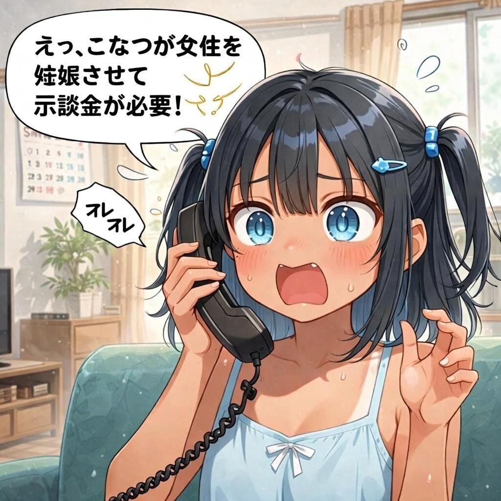 オレオレ詐欺に騙されるこなつちゃん