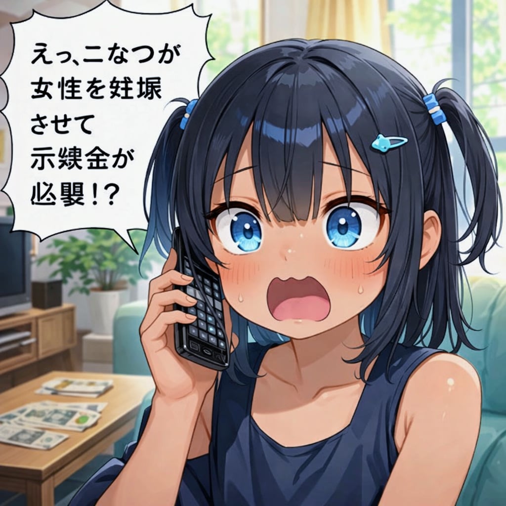 オレオレ詐欺に騙されるこなつちゃん