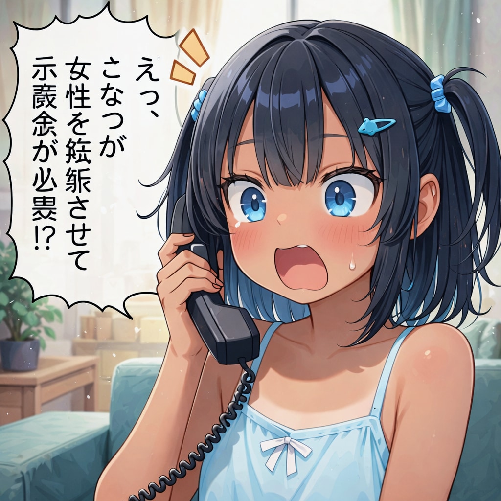 オレオレ詐欺に騙されるこなつちゃん