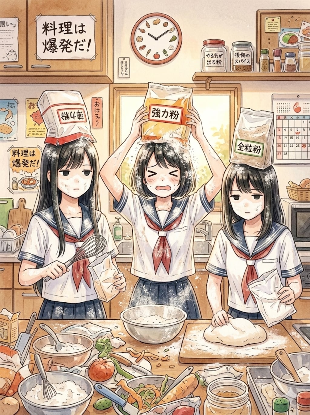 料理は私たちにお任せ♪