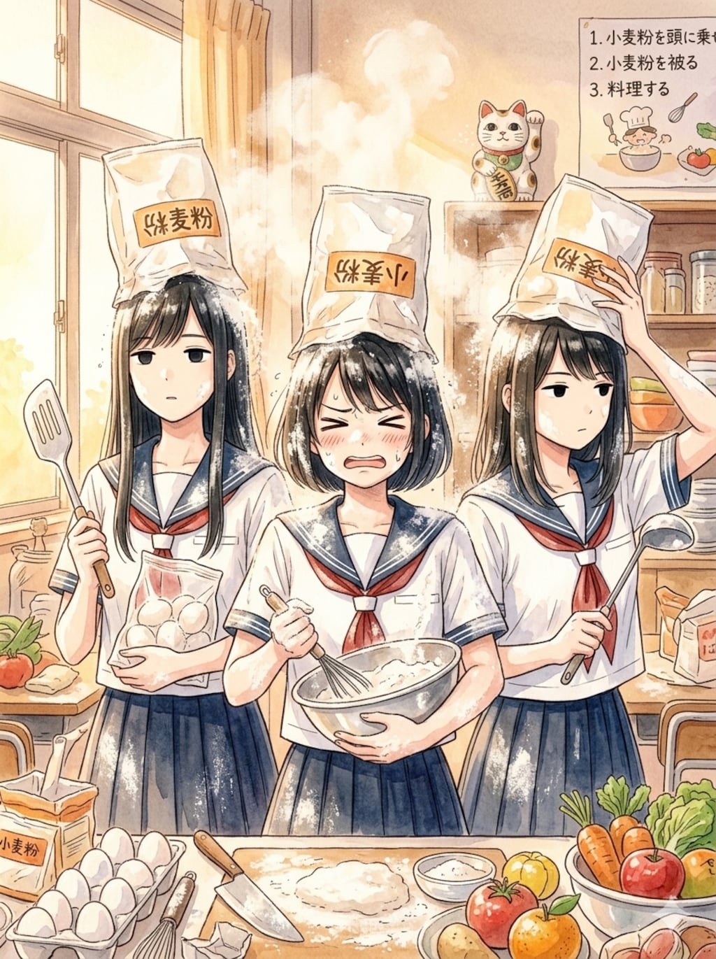 料理は私たちにお任せ♪