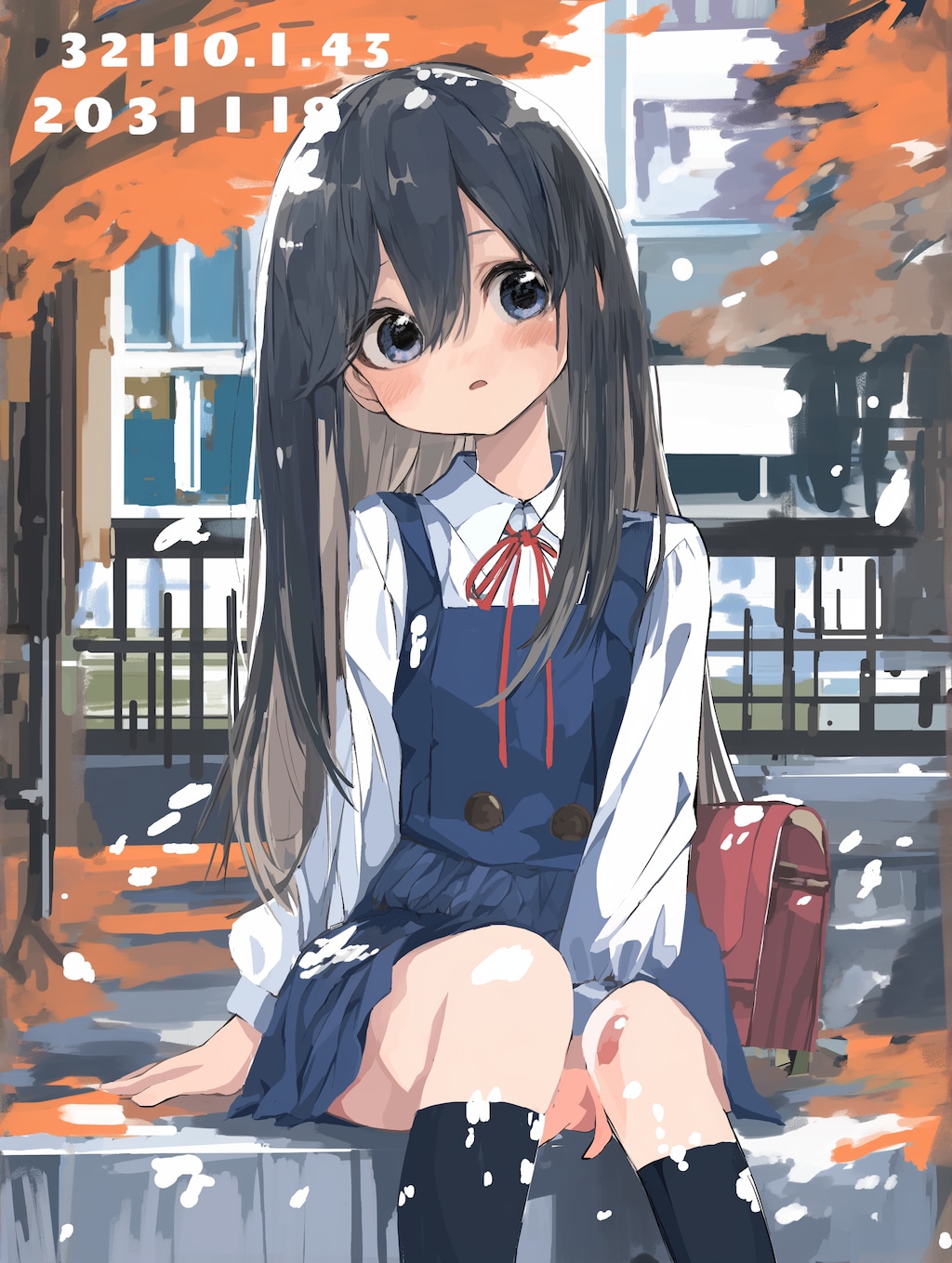 ジャンパースカート制服の女の子