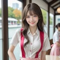 某ファミレス制服の女性 4枚目