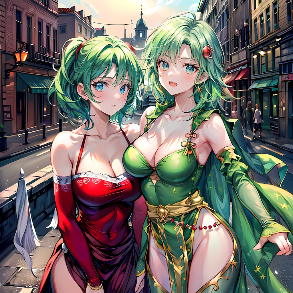 ティナとリディア by Final Fantasy