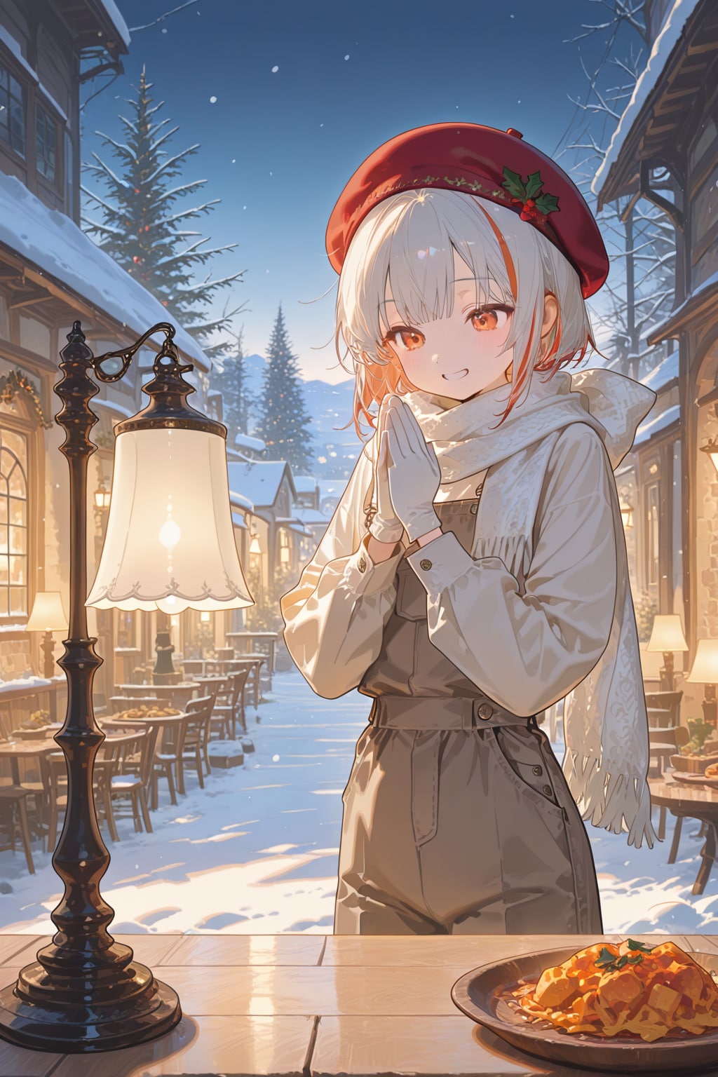 お祈りする白遊ちむちゃん