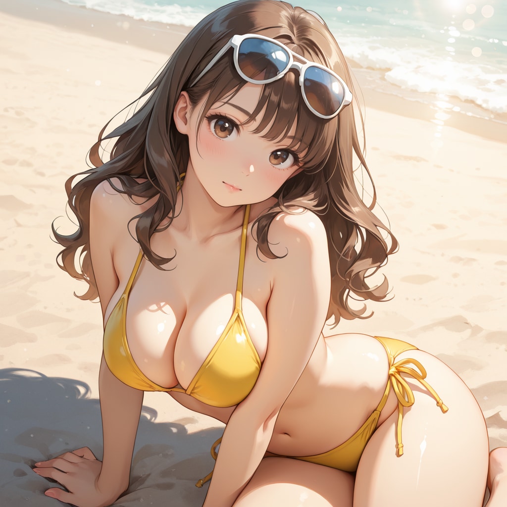 澪ちゃんとビーチ