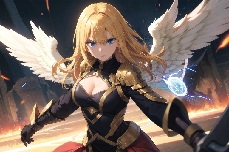 戦う天使 | の人気AIイラスト・グラビア