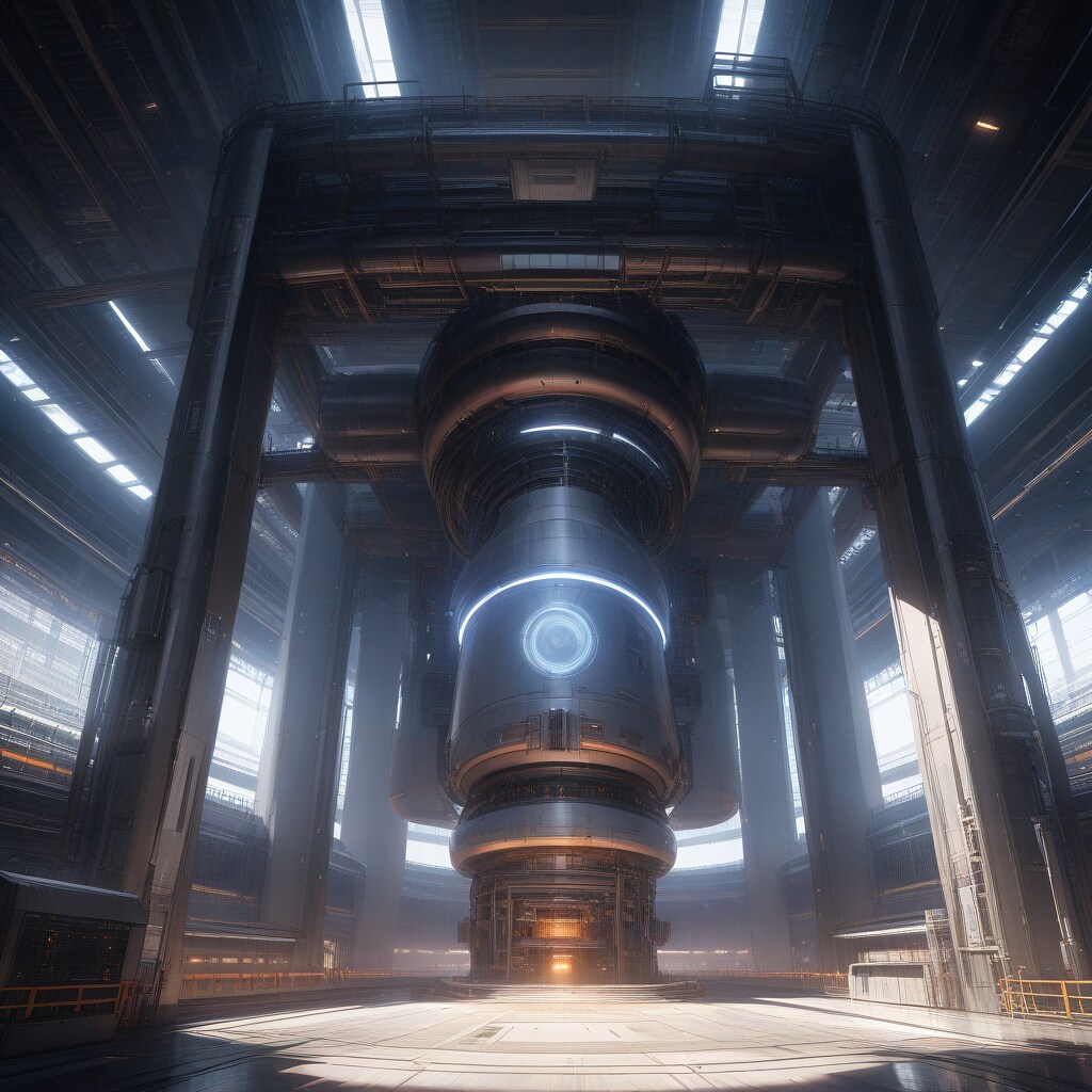 ニューカナヤマの超高効率発電施設 | の人気AIイラスト・グラビア