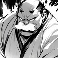 力士と親方 2枚目
