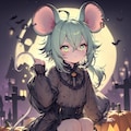 ハロウィンのネズミさん 2枚目